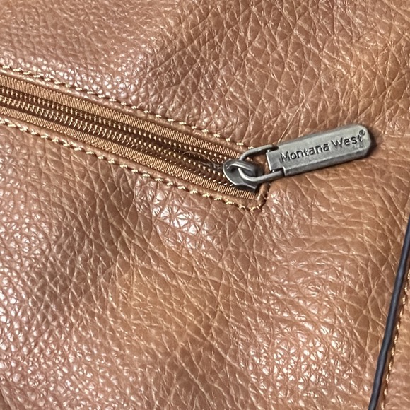 (2) Montana West Hobo Bag Crossbody Purse  Handbags Light Brown & Coffee - Picture 7 of 12